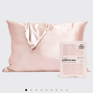 TWO! kitsch blush satin pillowcases standard size